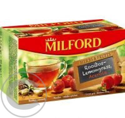 MILFORD Rooibos citronová tráva/acerola n.s.20 x 2 g, MILFORD, Rooibos, citronová, tráva/acerola, n.s.20, x, 2, g