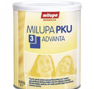 MILUPA PKU 3 ADVANTA PLV.  1X500GM Roztok, MILUPA, PKU, 3, ADVANTA, PLV., 1X500GM, Roztok