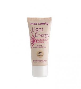 Miss Sporty Light Energy Radiant Look Foundation Makeup  30ml, Miss, Sporty, Light, Energy, Radiant, Look, Foundation, Makeup, 30ml