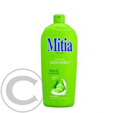 Mitia tekuté mýdlo 1l Olive&Milk refil, Mitia, tekuté, mýdlo, 1l, Olive&Milk, refil