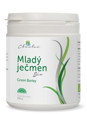 Mladý ječmen Bio Chanteé 200g, Mladý, ječmen, Bio, Chanteé, 200g