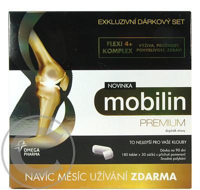 Mobilin PREMIUM tbl.180   30 sáčků pomeranč ZDARMA, Mobilin, PREMIUM, tbl.180, , 30, sáčků, pomeranč, ZDARMA