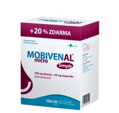 MOBIVENAL micro Simple 100 tablet   20 ZDARMA