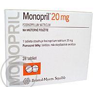 MONOPRIL 20 MG  28X20MG Tablety, MONOPRIL, 20, MG, 28X20MG, Tablety