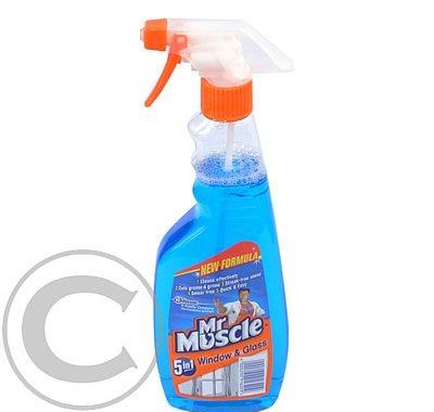 Mr muscle čistič oken s mr, 500ml (modrý), Mr, muscle, čistič, oken, mr, 500ml, modrý,