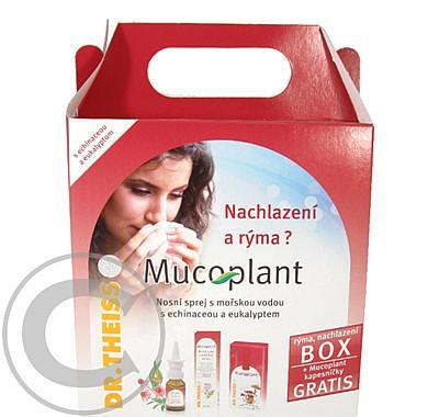 Mucoplant Box nosní sprej s mořskou vodou   echinacea   eukalipt   kapesníčky