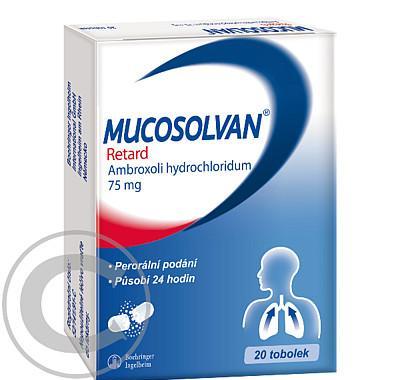 MUCOSOLVAN RETARD  20X75MG Tobolky, MUCOSOLVAN, RETARD, 20X75MG, Tobolky