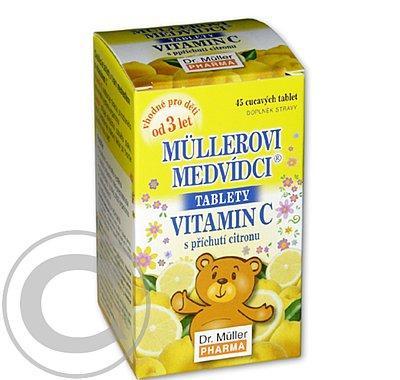 Müllerovi medvídci s vitaminem C a příchutí citronu tbl.45, Müllerovi, medvídci, vitaminem, C, příchutí, citronu, tbl.45