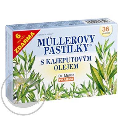 Müllerovy pastilky s kajeputovým olejem 30 6ks, Müllerovy, pastilky, kajeputovým, olejem, 30, 6ks