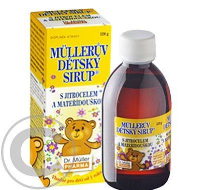 Müllerův dětský sirup s jitrocelem a mateřídouškou 320g