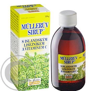 Müllerův sirup s isl lišejníkem a vitaminem C 320g, Müllerův, sirup, isl, lišejníkem, vitaminem, C, 320g