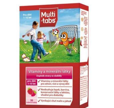 Multi-tabs pro děti 30 žvýkacích tablet, Multi-tabs, děti, 30, žvýkacích, tablet