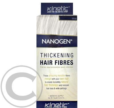 NANOGEN Vlákna na zahuštění vlasů bílá 15 g