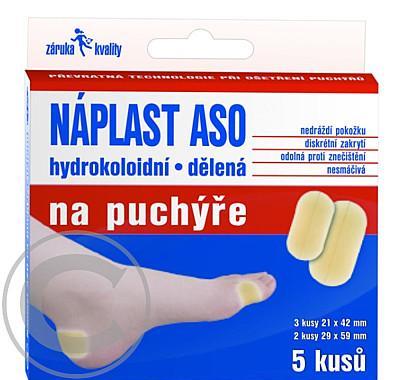 Náplast ASO Na puchýře MIX 5 ks, Náplast, ASO, Na, puchýře, MIX, 5, ks