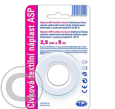 Náplast ASP cívková 2.5 cm x 5 m 1 ks