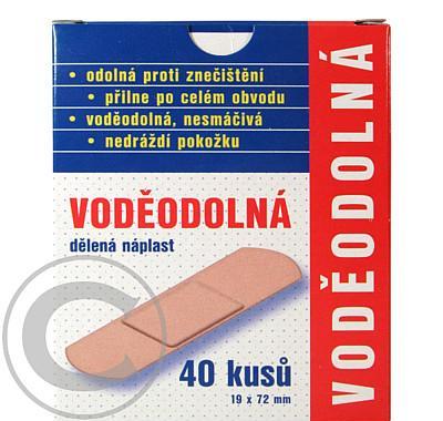 Náplast ASP voděodolná KRB 40ks, Náplast, ASP, voděodolná, KRB, 40ks