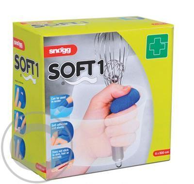 Náplast bez lepidla elastická Soft1 6cm x 5m modrá MSM, Náplast, bez, lepidla, elastická, Soft1, 6cm, x, 5m, modrá, MSM