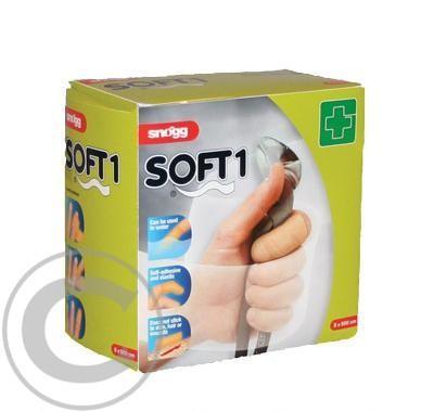 Náplast bez lepidla elastická Soft1 6cm x 5m tělová MSM, Náplast, bez, lepidla, elastická, Soft1, 6cm, x, 5m, tělová, MSM