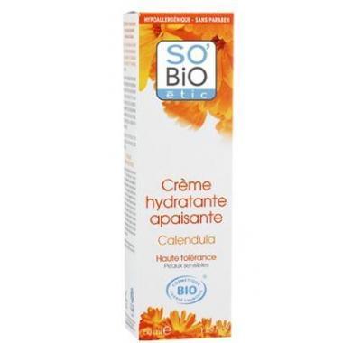 SO´BIO Bio krém hydratační zklidňující calendula 50 ml, SO´BIO, Bio, krém, hydratační, zklidňující, calendula, 50, ml
