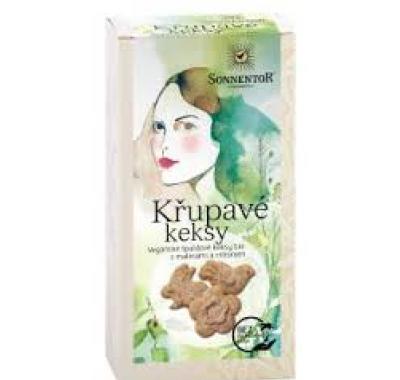 SONNENTOR Křupavé keksy BIO 125 g, SONNENTOR, Křupavé, keksy, BIO, 125, g