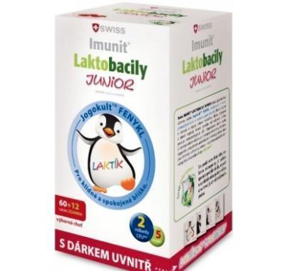 Swiss Imunit Laktobacily Junior 60   12 tobolek zdarma, Swiss, Imunit, Laktobacily, Junior, 60, , 12, tobolek, zdarma