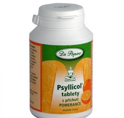 DR. POPOV Psyllicol pomeranč 180 tablet