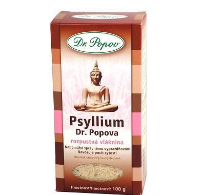 DR. POPOV Psyllium vláknina 100 g, DR., POPOV, Psyllium, vláknina, 100, g