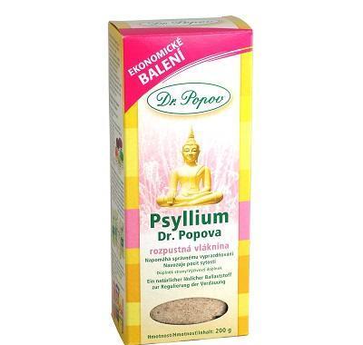 DR. POPOV Psyllium vláknina 200 g, DR., POPOV, Psyllium, vláknina, 200, g