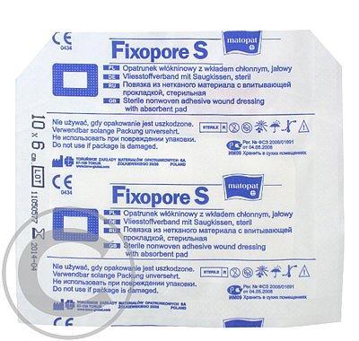 Fixopore S 6 x 10 cm á 1 ks. sterilní náplast