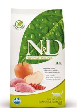 N&D CAT Adult Boar & Apple 1,5kg