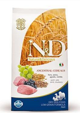 N&D Low Grain DOG Adult Lamb & Blueberry 800g, N&D, Low, Grain, DOG, Adult, Lamb, &, Blueberry, 800g