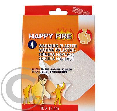 Náplast hřejivá HAPPY FIRE 4 ks