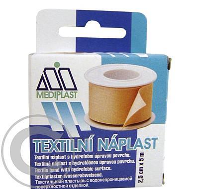 Náplast Mediplast 2.5 cmx5 m tkaná cívková, Náplast, Mediplast, 2.5, cmx5, m, tkaná, cívková