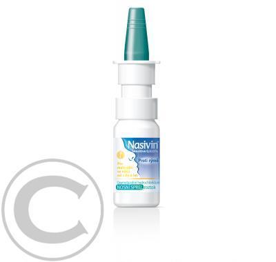 NASIVIN SENSITIVE 0,025 %  1X15ML Roztok ve spreji, NASIVIN, SENSITIVE, 0,025, %, 1X15ML, Roztok, ve, spreji