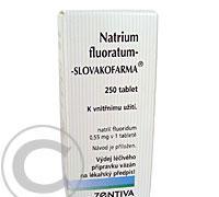 NATRIUM FLUORATUM SLOVAKOFARMA  250X0.55MG Tablety