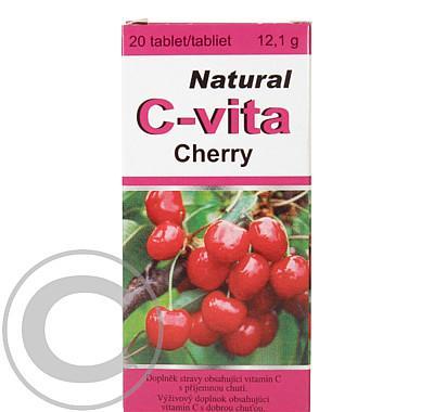 NATURAL Vitamín C Cherry tbl.20, NATURAL, Vitamín, C, Cherry, tbl.20