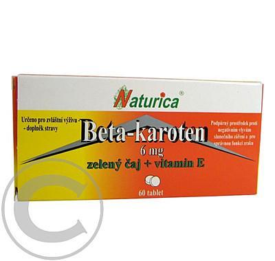 NATURICA Beta-karoten se zelen.čajem vit.E tbl.60 : VÝPRODEJ, NATURICA, Beta-karoten, se, zelen.čajem, vit.E, tbl.60, :, VÝPRODEJ