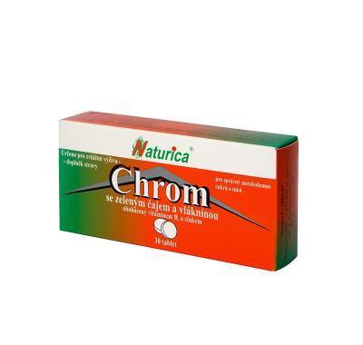 NATURICA Chrom se zeleným čajem   vlákninou 30 tablet