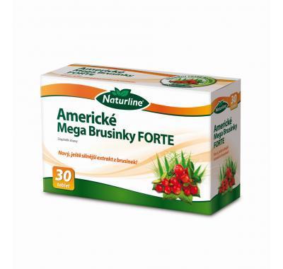 NATURLINE Americké mega brusinky forte 30 tablet, NATURLINE, Americké, mega, brusinky, forte, 30, tablet