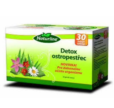 NATURLINE Detox ostropestřec 30 tablet, NATURLINE, Detox, ostropestřec, 30, tablet