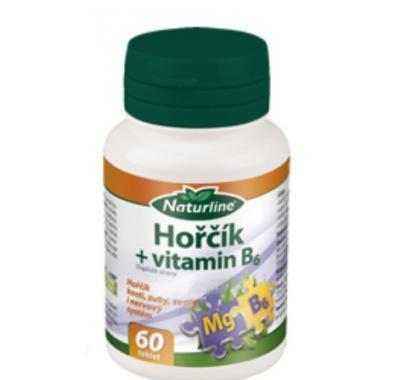 NATURLINE Hořčík Vitamin B6 60 tbl