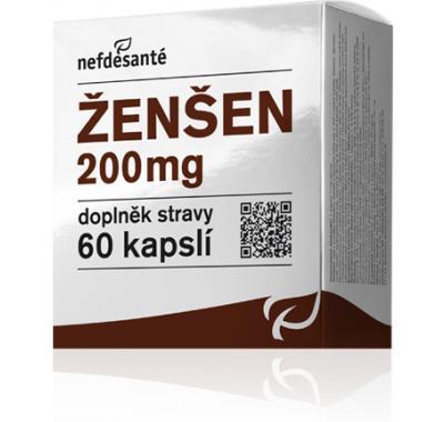 Nefdesanté Ženšen 200mg 60 kapslí, Nefdesanté, Ženšen, 200mg, 60, kapslí