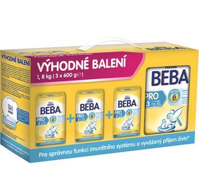 NESTLÉ Beba 3 PRO 3x600 g, NESTLÉ, Beba, 3, PRO, 3x600, g