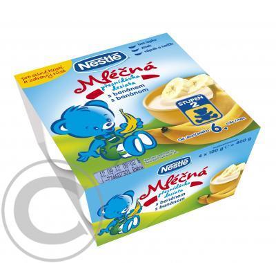 NESTLÉ Mléčná přesnídávka s banánem 4x100g, NESTLÉ, Mléčná, přesnídávka, banánem, 4x100g