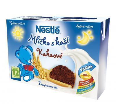 NESTLÉ Mlíčko s kaší kakaové 2x200ml, NESTLÉ, Mlíčko, kaší, kakaové, 2x200ml