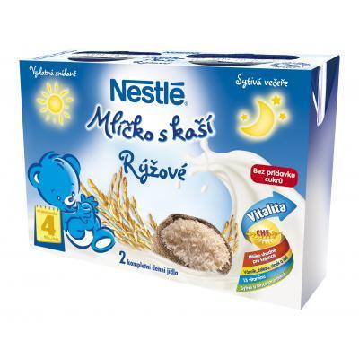 NESTLÉ Mlíčko s kaší rýžové 2x200 ml