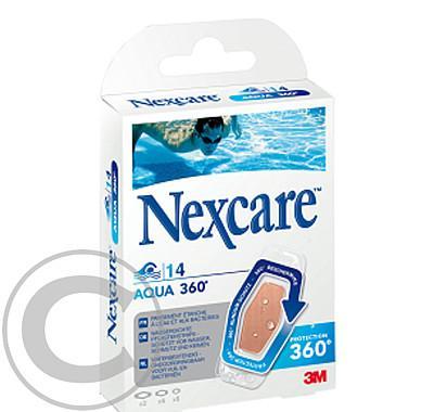 Nexcare Aqua 360° 14 voděodolných náplastí různých velikostí