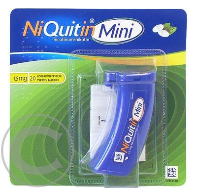 NIQUITIN MINI 1,5 MG  20X1.5MG Pastilky rozpustné v ústech, NIQUITIN, MINI, 1,5, MG, 20X1.5MG, Pastilky, rozpustné, ústech
