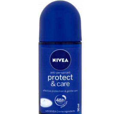 NIVEA antiperspirant roll-on Protect&Care 50 ml, NIVEA, antiperspirant, roll-on, Protect&Care, 50, ml