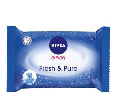 NIVEA Baby čistící ubrousky Pure 63ks, NIVEA, Baby, čistící, ubrousky, Pure, 63ks